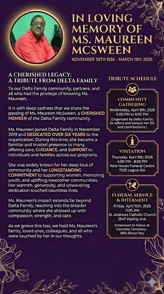 In Loving Memory of Ms. Maureen McSween