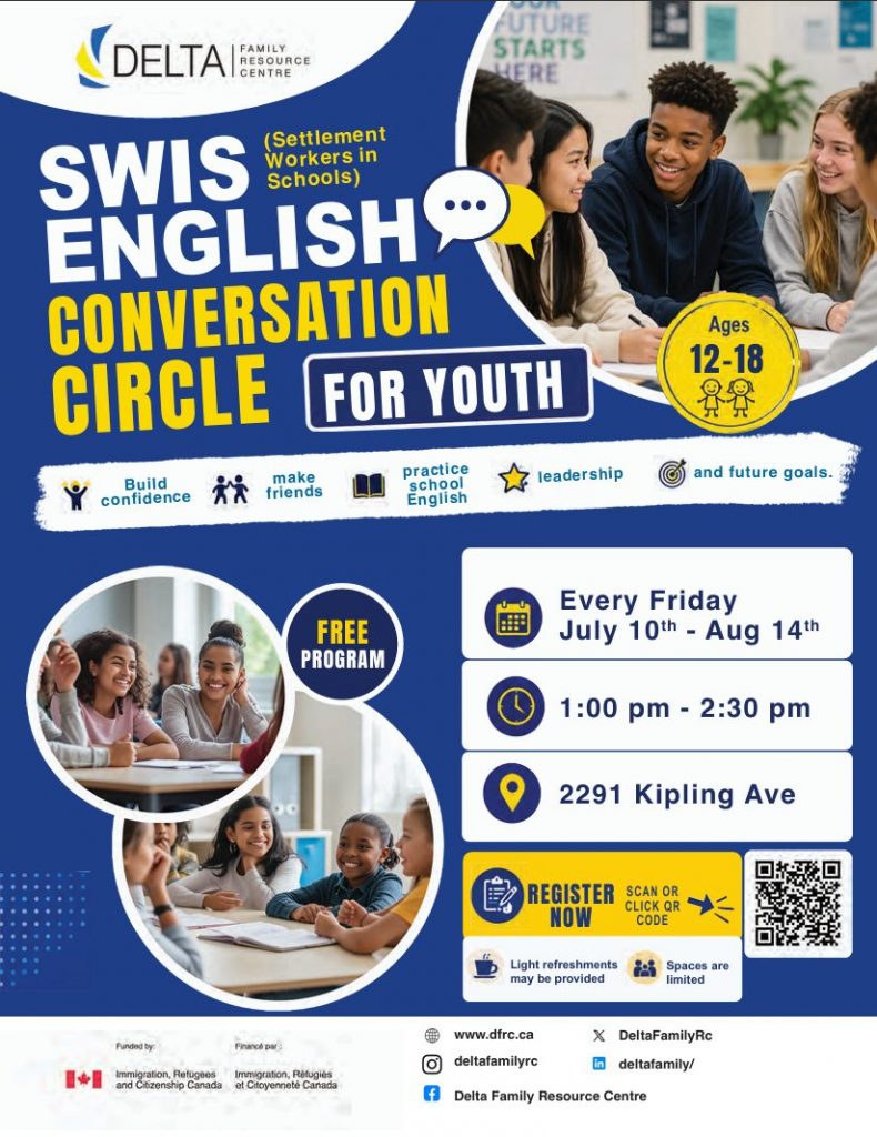 SETTLEMENT SERVICES ENGLISH CONVERSATION CIRCLE FOR YOUTH
