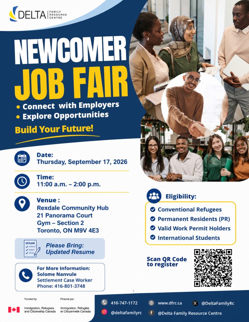 NEWCOMER JOB FAIR